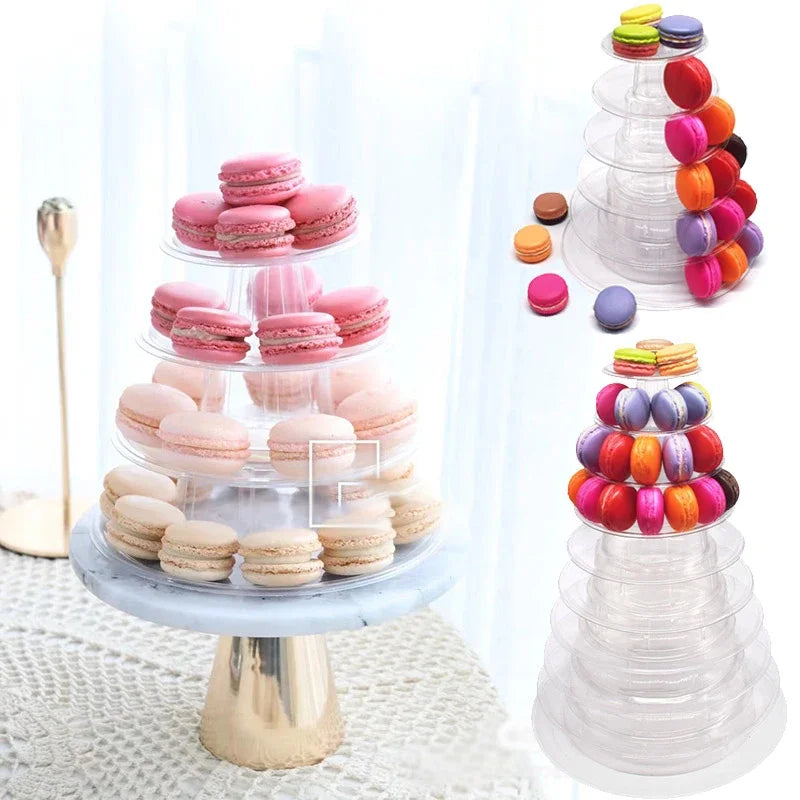 Présentoir Cupcakes Macarons Multi-Niveaux – présentoir cupcake – détail de la finition