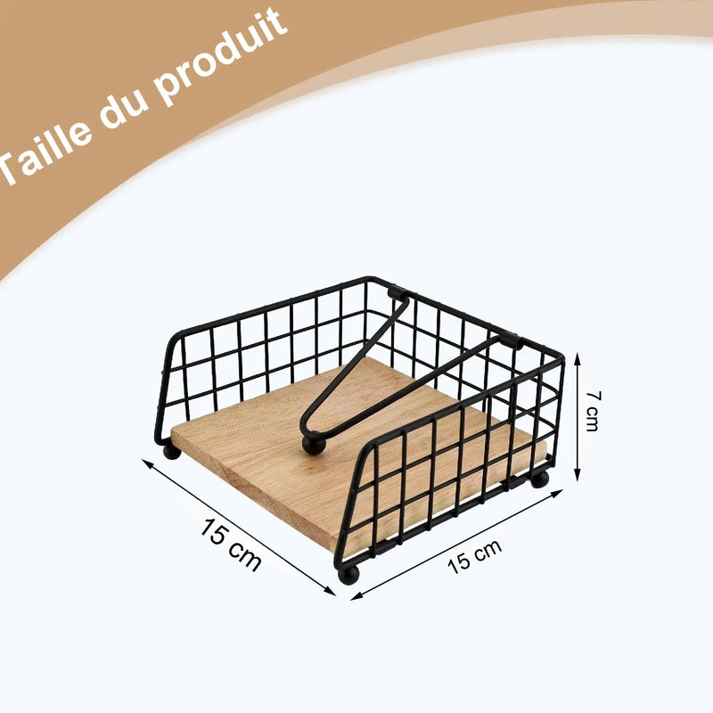 Distributeur de Serviettes Carré Fer