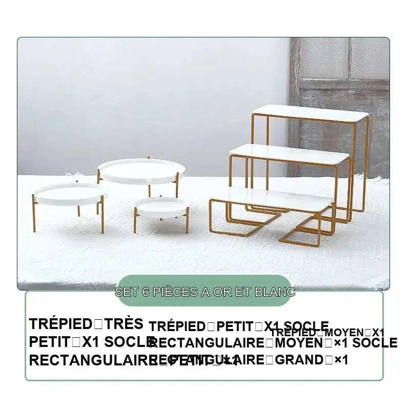 Présentoir Gâteaux Extérieur Mariage Fiançailles – présentoir gâteau – vue d'ensemble