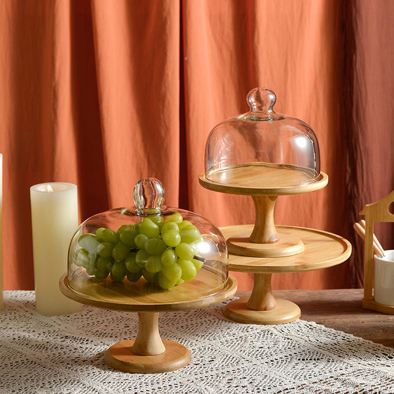 Présentoir Gâteau Rond Traiteur Réception – présentoir gâteau – en situation sur un buffet