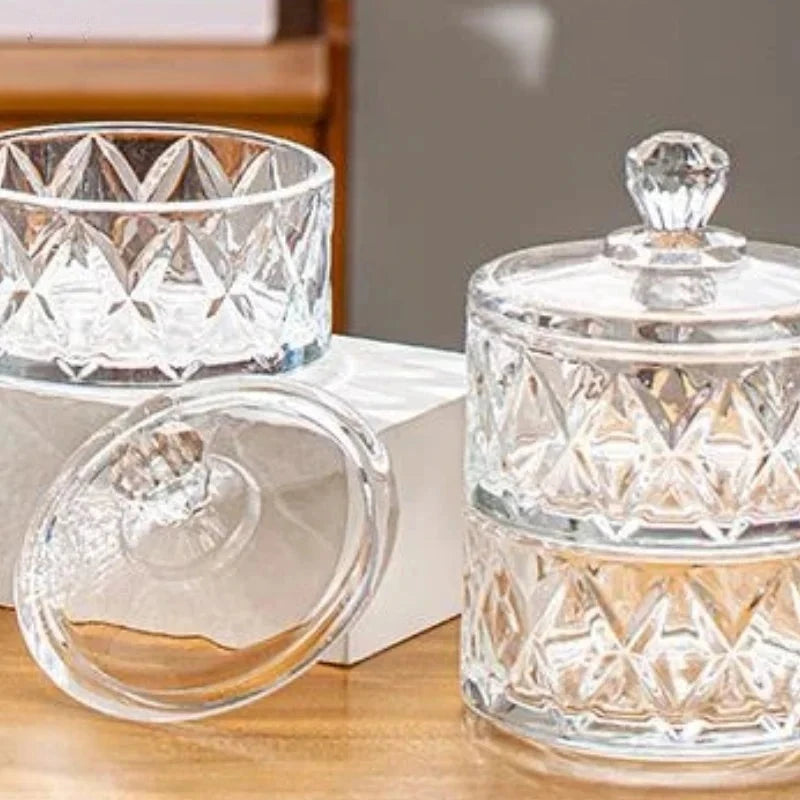 Verrines à Dessert en Verre Taillé