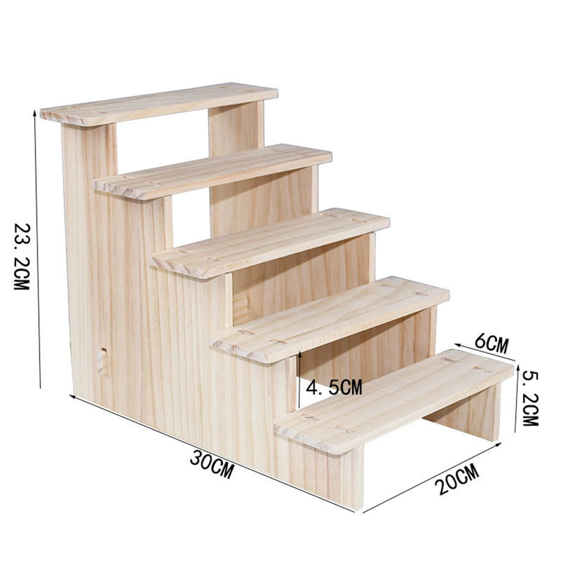 Rehausseur de Buffet Bois Rectangulaire à Étages