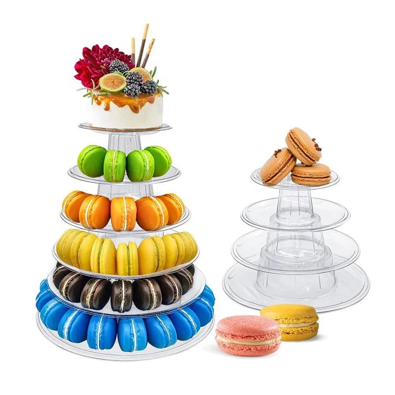 Tour à Macarons Ronde Multi-Niveaux – présentoir à macarons – détail de la finition