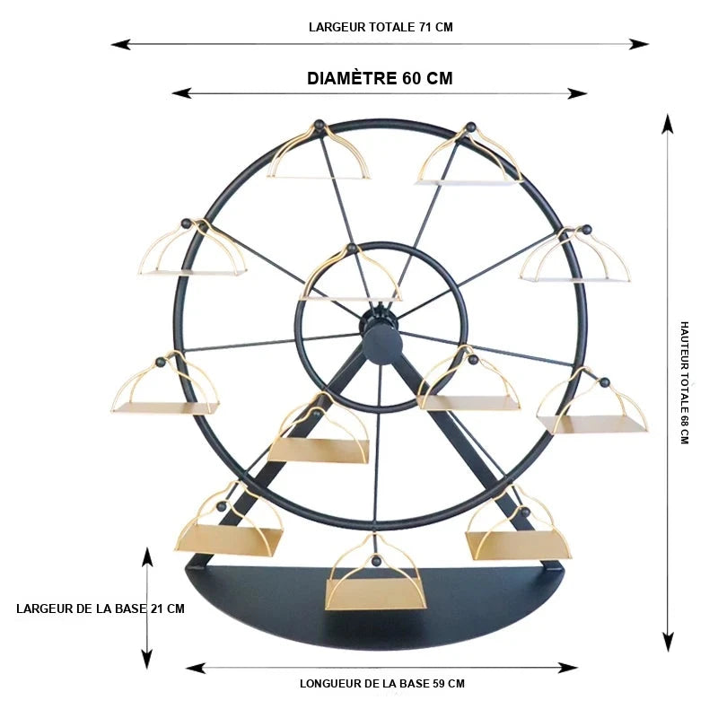 Présentoir Rotatif Grande Roue Buffet