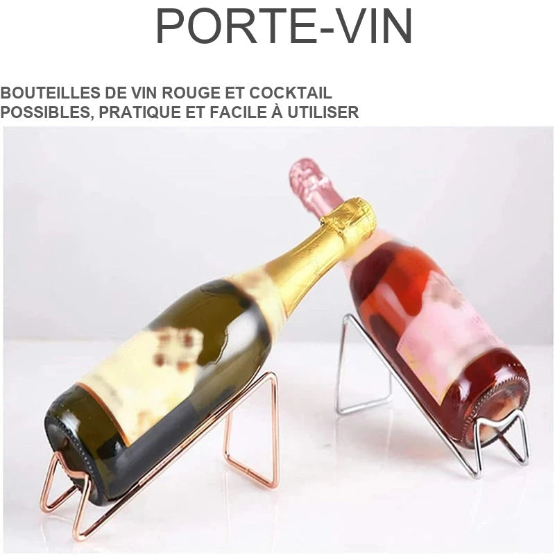Présentoir à Bouteilles Comptoir Bar – présentoir bouteille – gros plan sur la matière