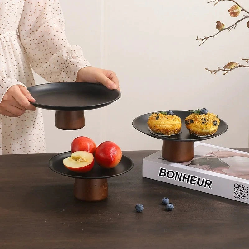 Présentoir Gâteau Bois Mariage – élément déco fête baby shower