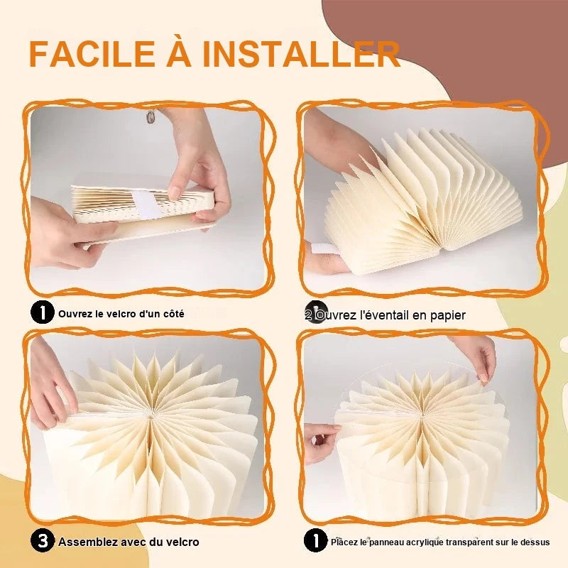Présentoir Cupcakes Papier Pliable Buffet – présentoir cupcake – gros plan sur la matière