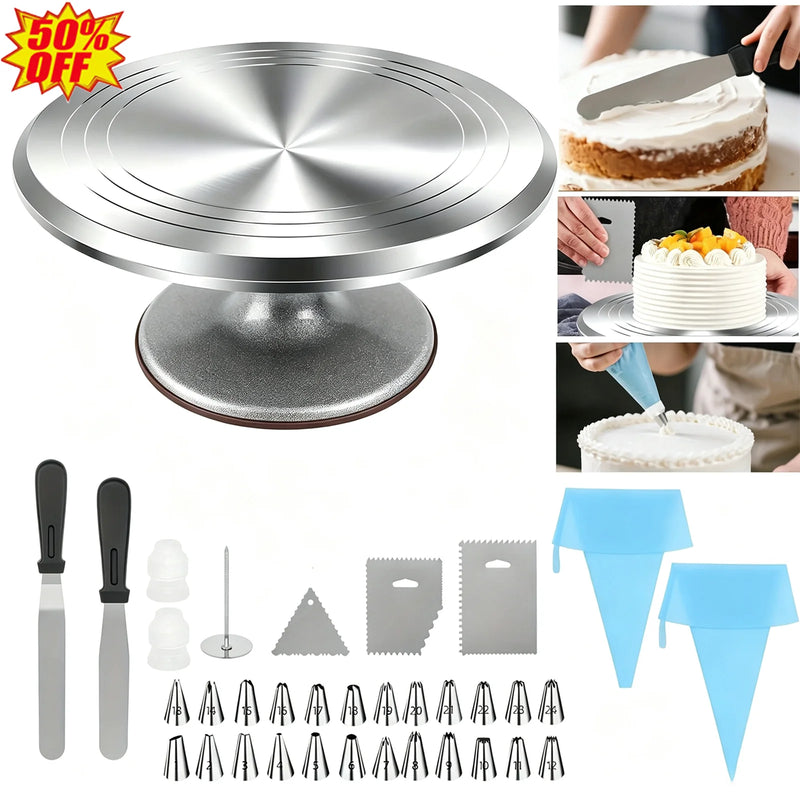 Présentoir Rotatif Gâteaux Professionnel – présentoir gâteau – vue d'ensemble