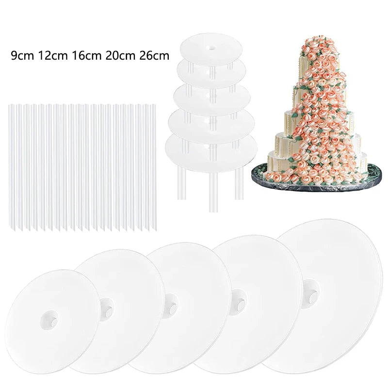 Kit Support Gâteau Multi-Niveaux Traiteur – présentoir gâteau – détail de la structure