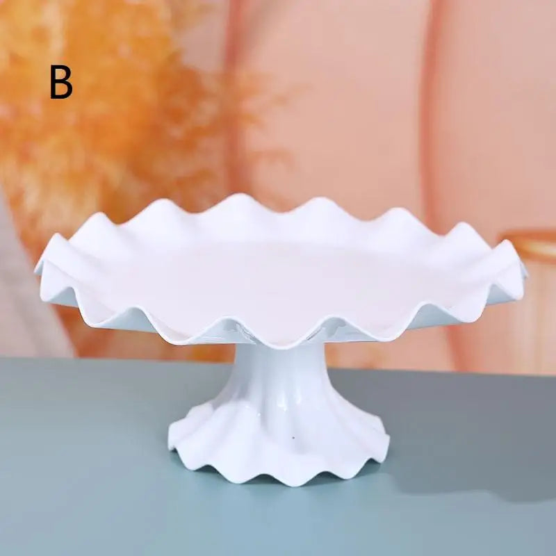 Présentoir Gâteaux Plastique Mariage Anniversaire – présentoir gâteau – vue de dessus