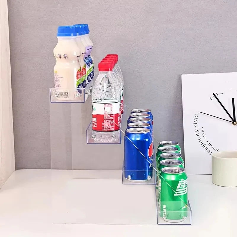 Présentoir Boissons Acrylique Multi-Niveaux – présentoir buffet – vue de côté