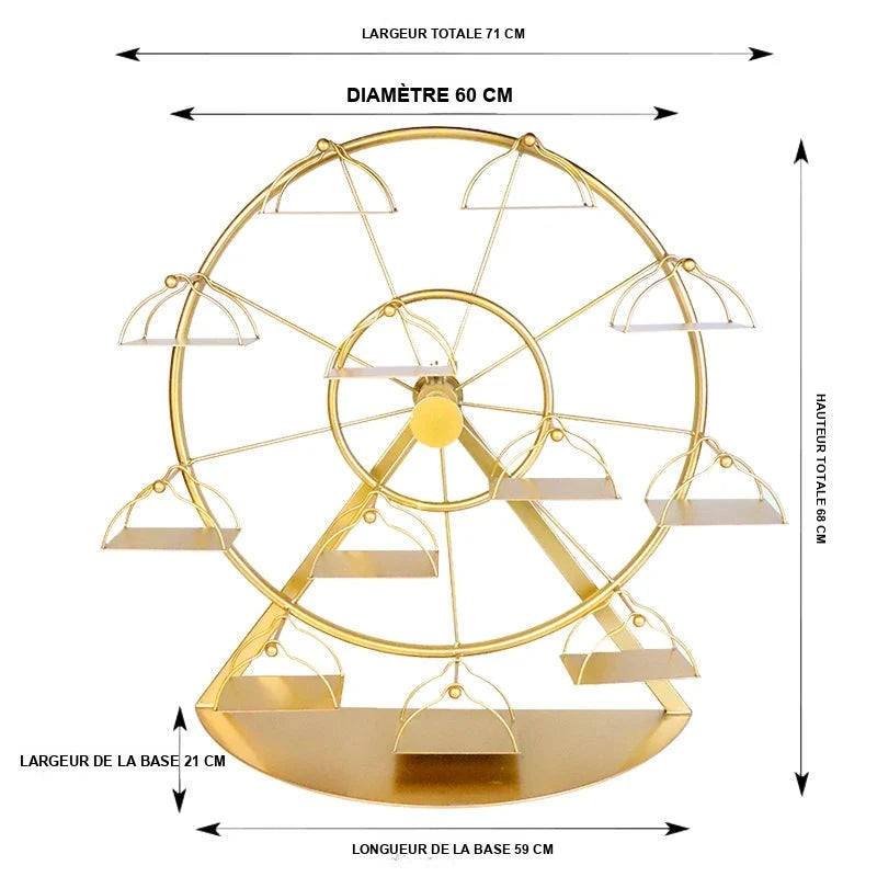 Présentoir Rotatif Grande Roue Buffet