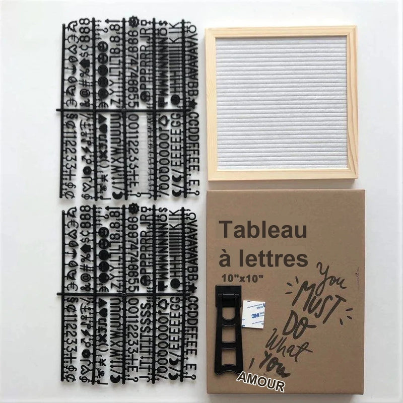 Tableau à Lettres Feutre Multicolore