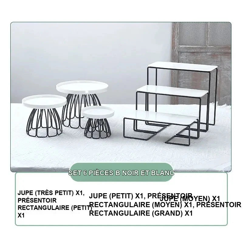 Présentoir Gâteaux Extérieur Mariage Fiançailles – présentoir gâteau – vue de dessus