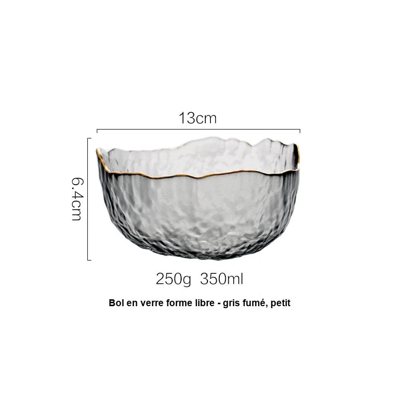 Grand Bol de Service en Verre
