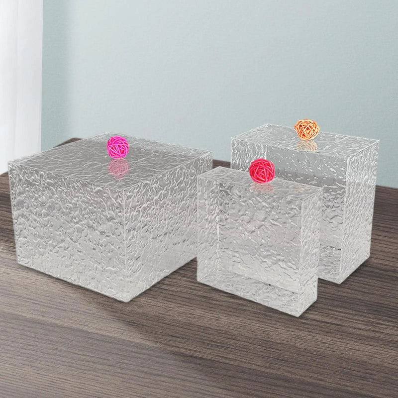 Présentoir Buffet Acrylique Multi-Usage – présentoir buffet – vue de côté