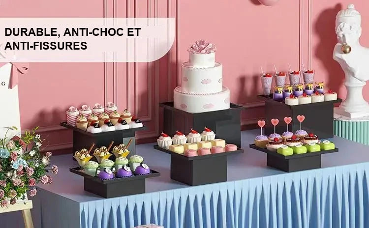 Cube de Présentation Buffet Blanc