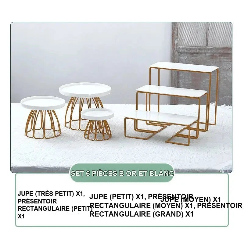 Présentoir Gâteaux Extérieur Mariage Fiançailles – présentoir gâteau – variante de couleur