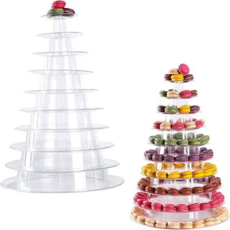 Tour Présentoir Cupcakes Macarons Alimentaire – présentoir cupcake – vue d'ensemble