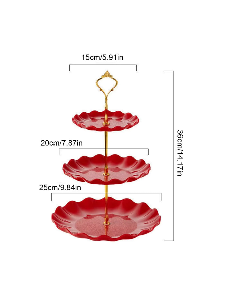 Présentoir Buffet à Étages Plastique