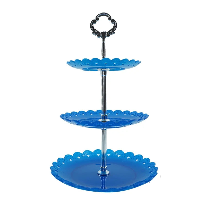 Plateau Gâteau 3 Étages Pétale – présentoir gâteau – présentation complète