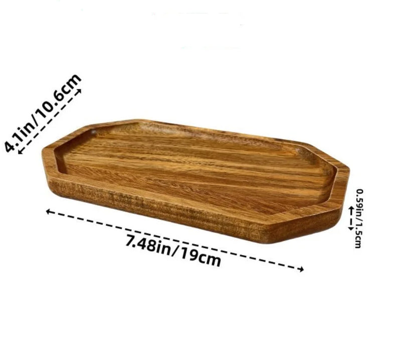 Plateau Fruits Bois Japonais Multi-Formes – plateau de présentation – gros plan sur la matière