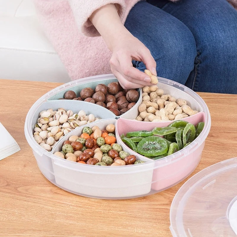 Plateau Compartimenté Fruits et Snacks – plateau de présentation – mise en scène pour réception