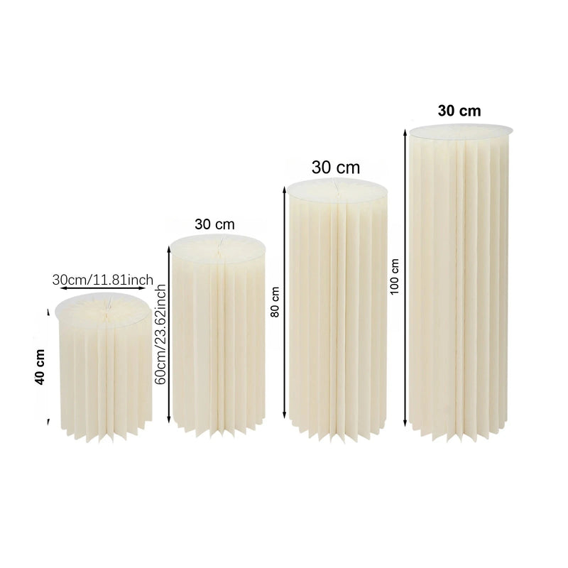 Colonnes Présentoir Buffet Mariage Modulables – cube présentoir buffet – vue de dessus