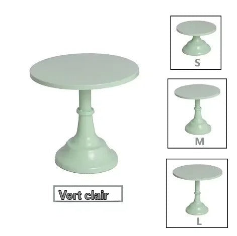 Présentoir gâteaux vert – équipement professionnel pour traiteur