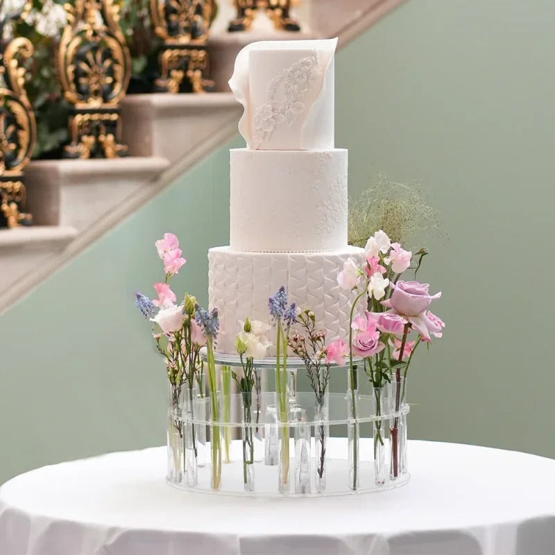 Présentoir gâteaux original – déco table bar à bonbons mariage