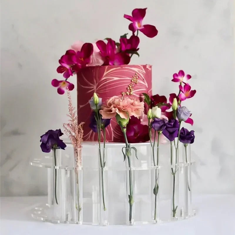 Présentoir gâteaux original – accessoire buffet de réception luxueux