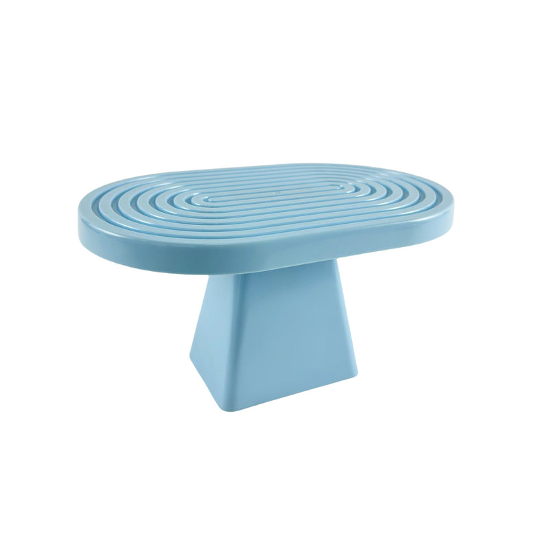 Présentoir à Gâteau Design Bleu – ambiance mariage romantique et raffinée